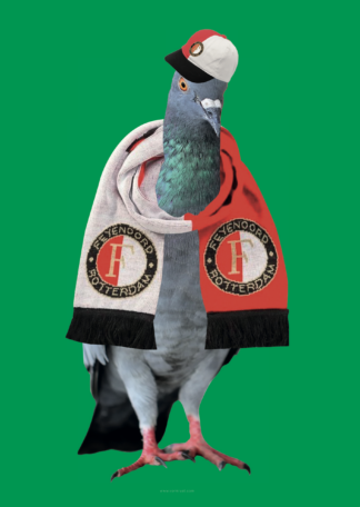 Feyenoord Duif Rotterdam Vormlust Poster drukwerk